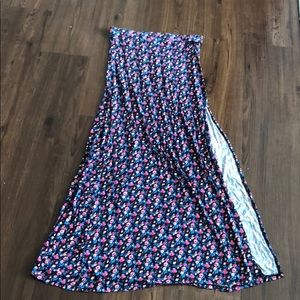 Charlotte Russe Floral Maxi Skirt